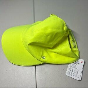 Lululemon Fast and Free Run Hat Hyper Yellow NWT